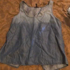 Denim tank top